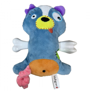 VADIGRAN - Jouet chien Scary putois avec os 17,5cm