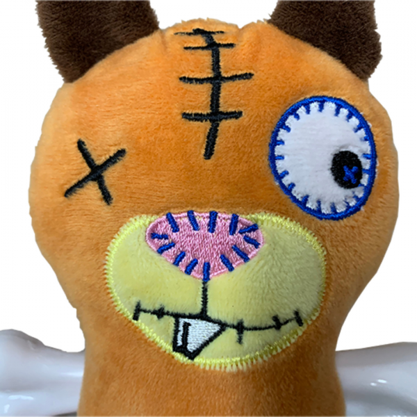VADIGRAN - Peluche Scary écureuil avec os 17.5 cm Jouet Chien – Image 2