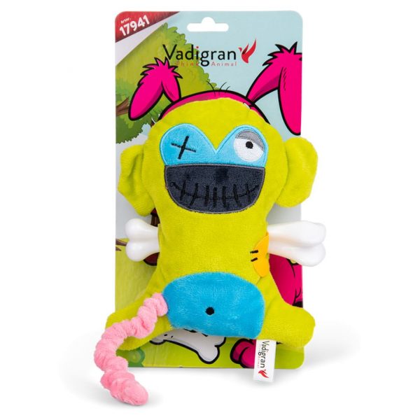 VADIGRAN - Jouet doudou peluche Scary singe avec os – Image 4